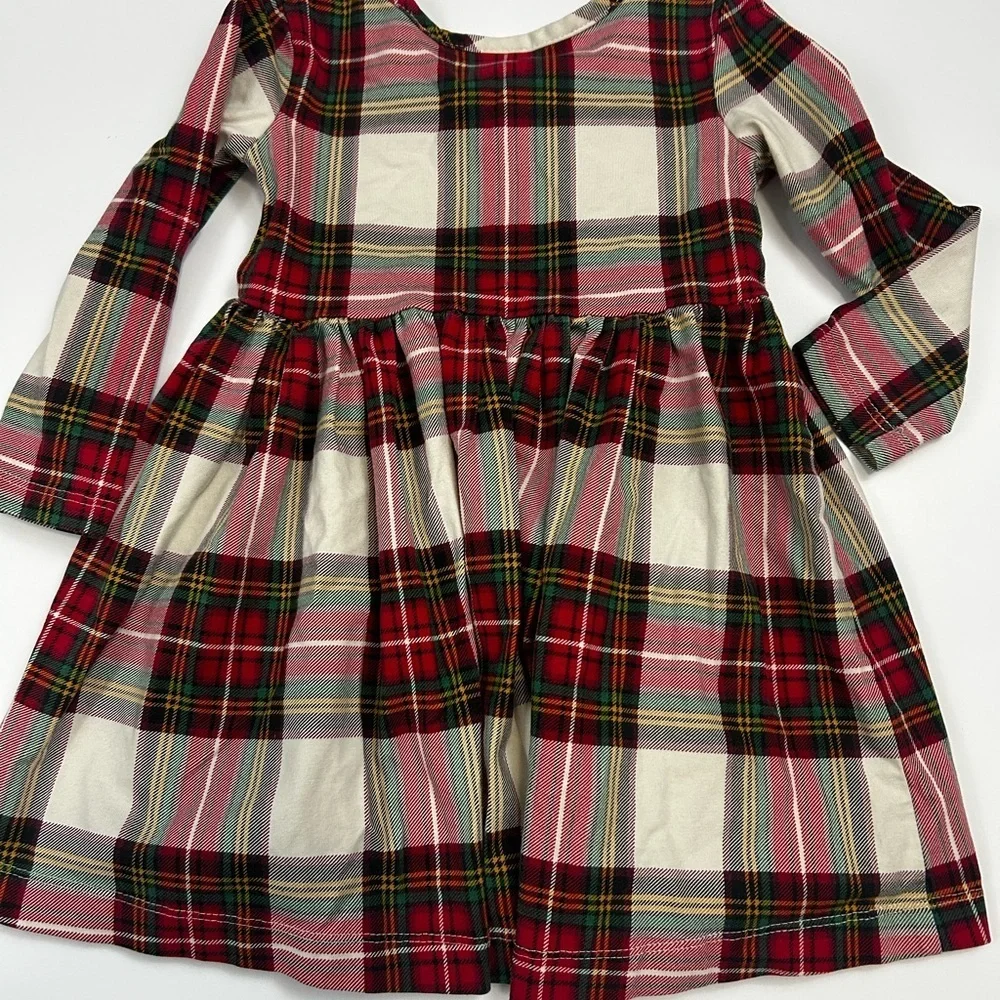 Hanna Andersson Red and Green Plaid Kids Dress